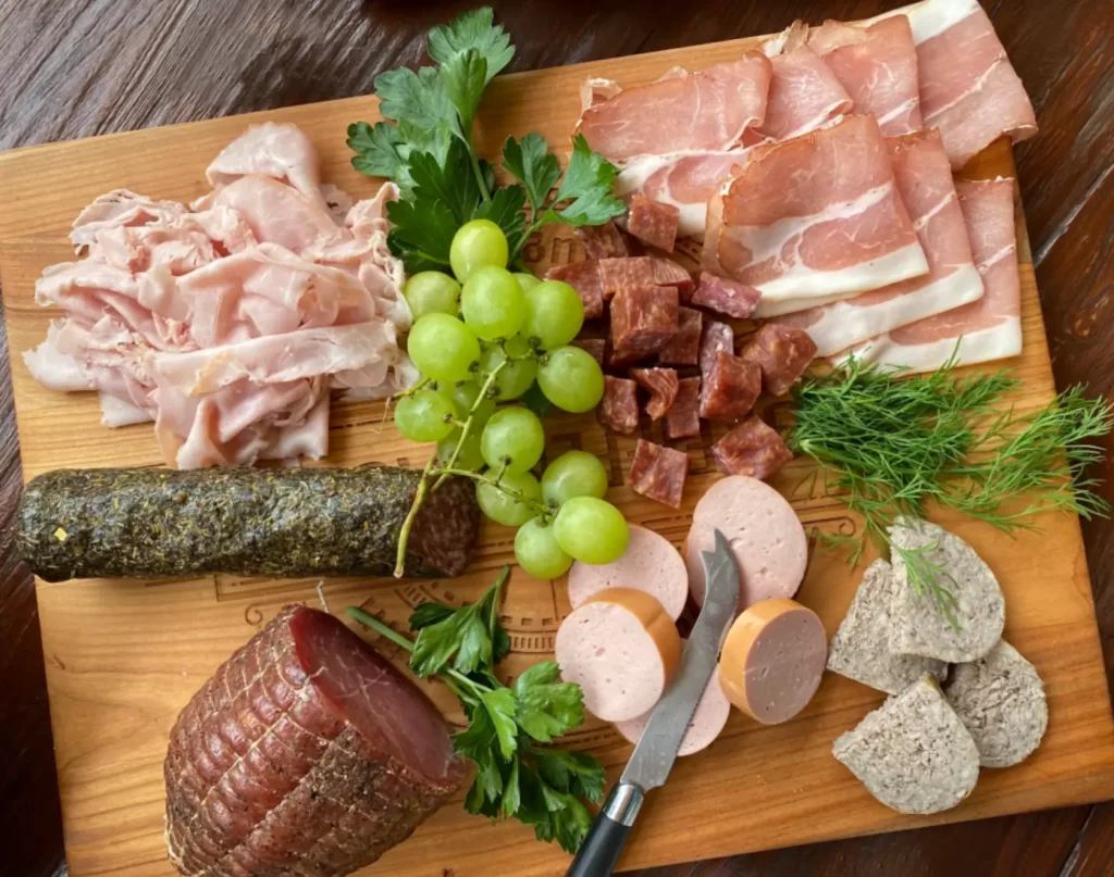 hotel breakfast cold cuts during your Gluten-Free Travel in Munich