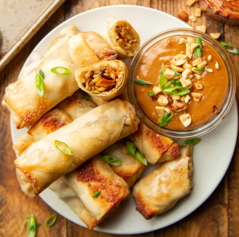 The Best Baked Spring Rolls
