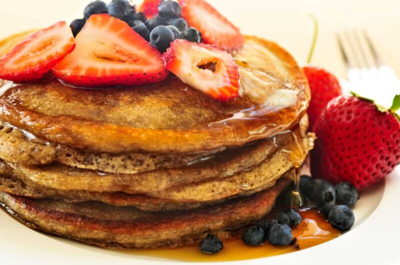 The Most Delicious Tahini Pancakes