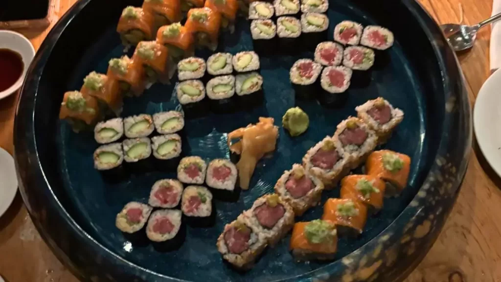 Gluten-Free in Dubai - Sushi Plate