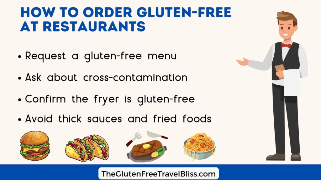 safe dining - how to order gluten free at restaurants