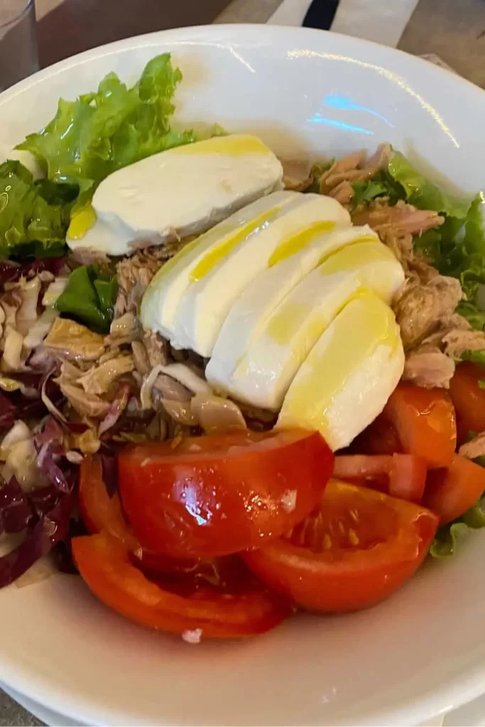 Gluten Free Salad near Lake Garda