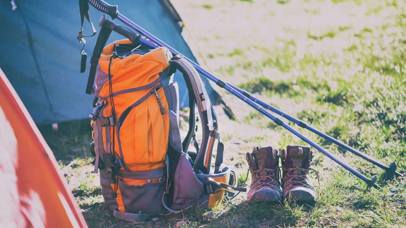 backpacking in the Alps