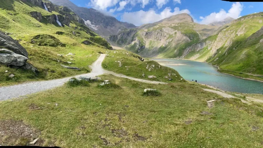 Lake views while backpacking