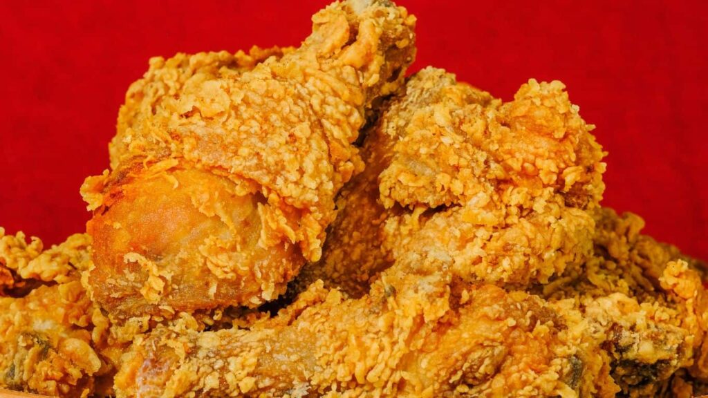 Popeyes golden fried chicken