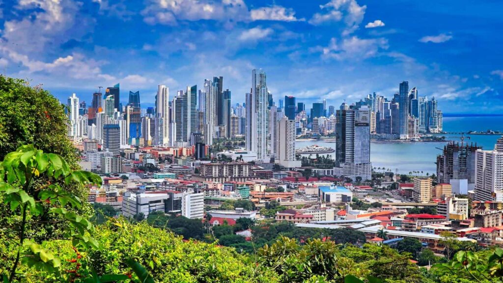 downtown Panama city