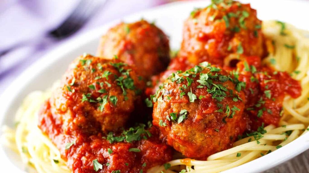 gluten free meal planning ideas pasta meatballs