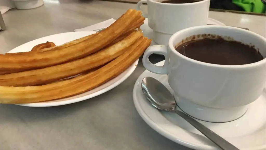 fried churros for Hanukkah