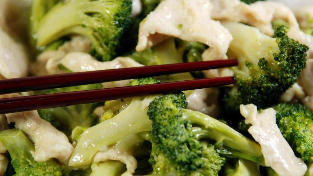 Steamed Broccoli dish