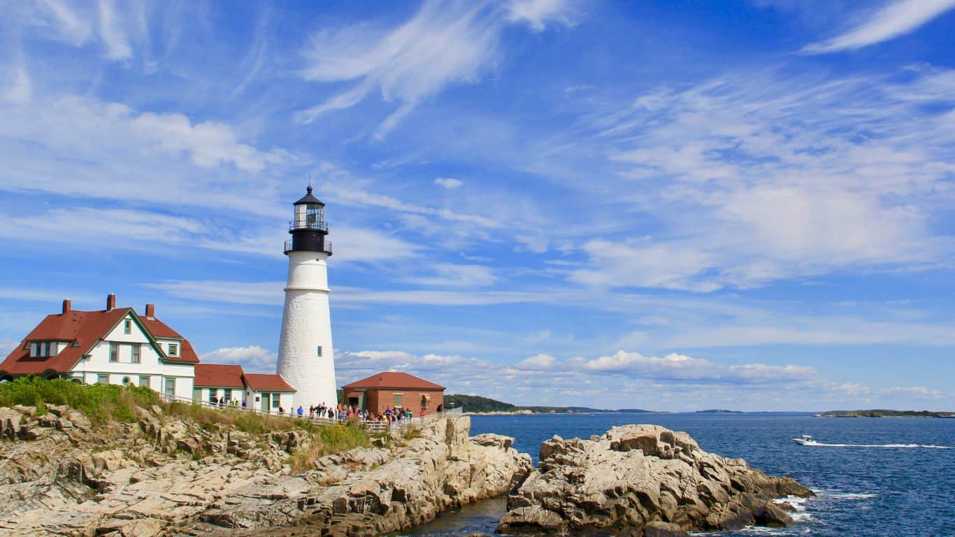 Lighthouse in Maine