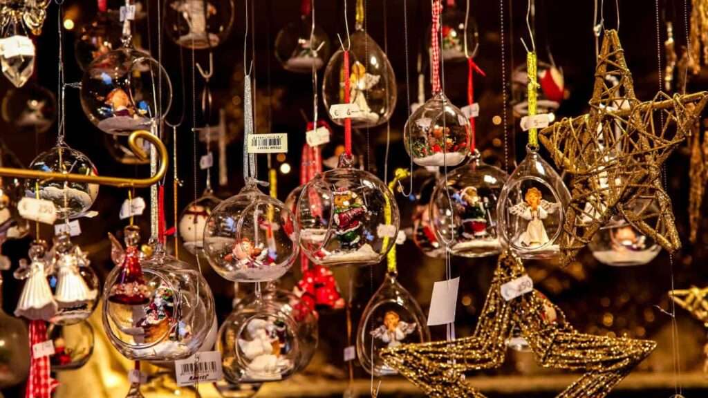 Christmas markets Munich ornaments