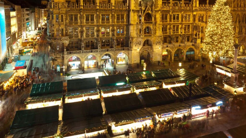 Christmas markets Munich Marienplatz