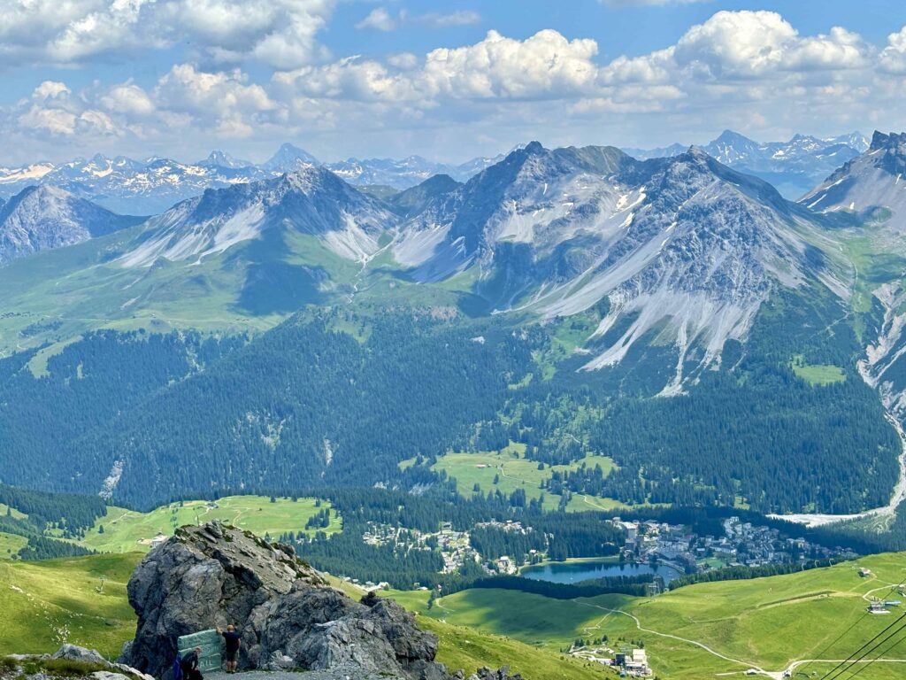 Weisshorn panorama Arosa