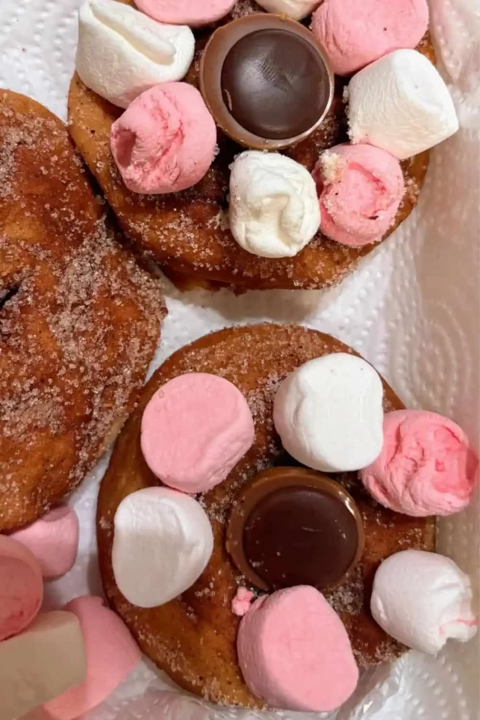 decorated donuts for Hannukah