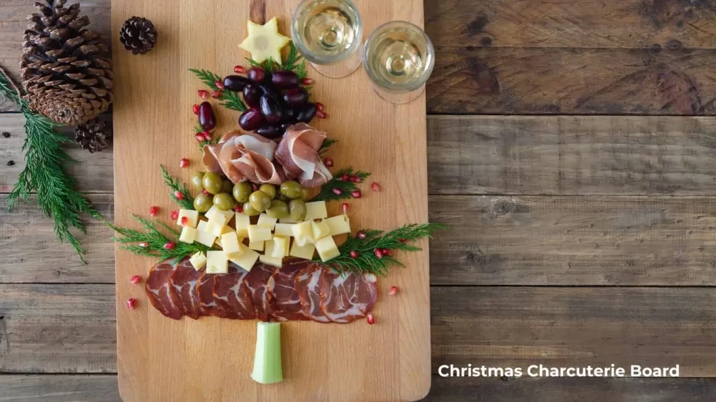 Xmas tree charcuterie board