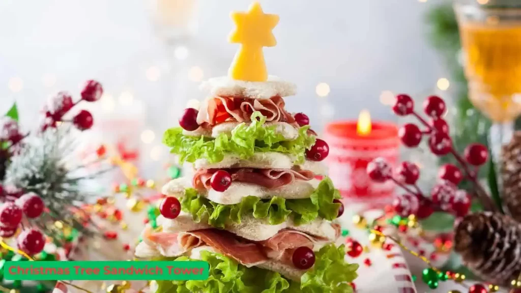 Xmass sandwich tower