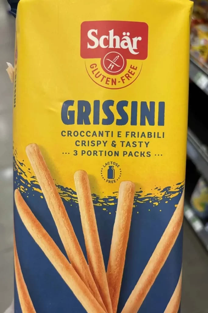 Gluten Free Grissini Crackers