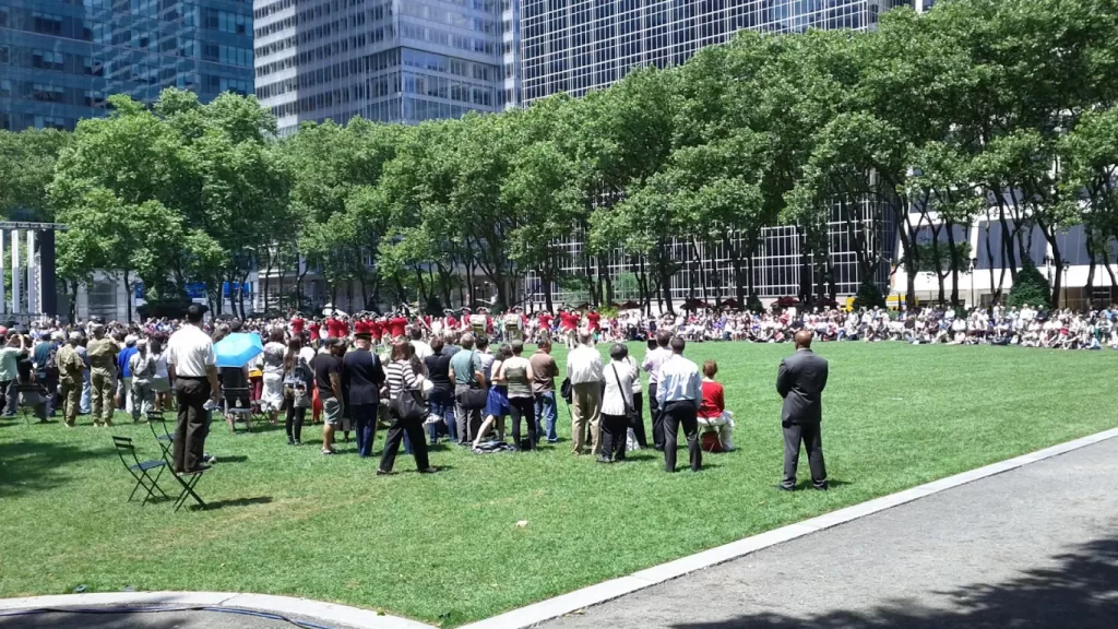 Bryant Park NYC in Spring