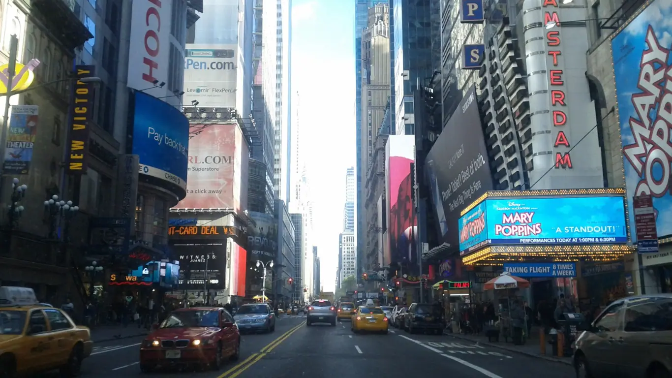 Times Square Spring in NYC