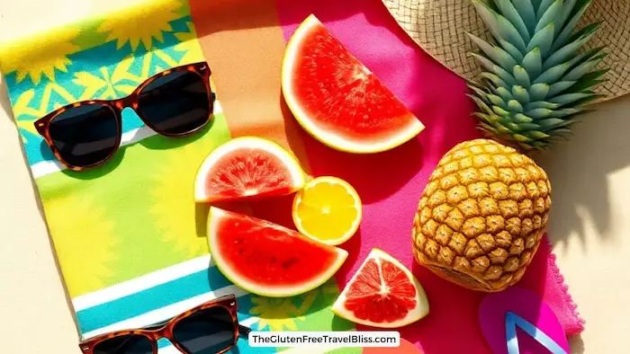 gluten-free family travel in summer