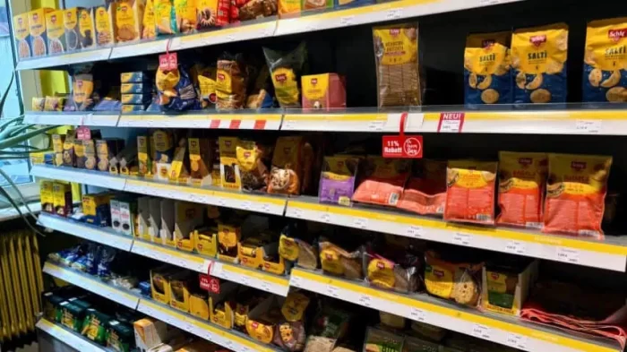 grocery store Germany GF items