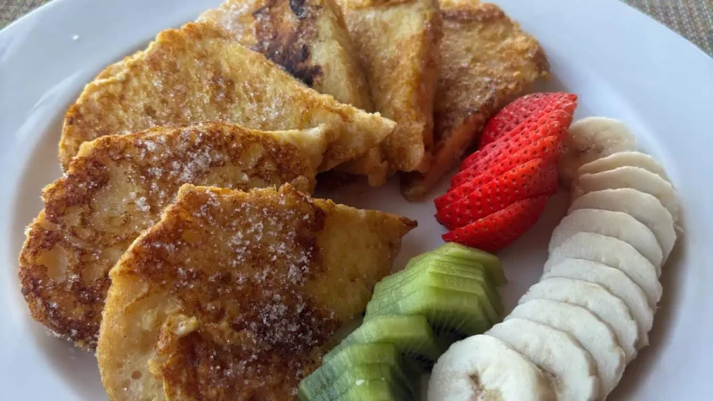 cozumel gluten free French Toast in Intercontinental Presidente Hotel