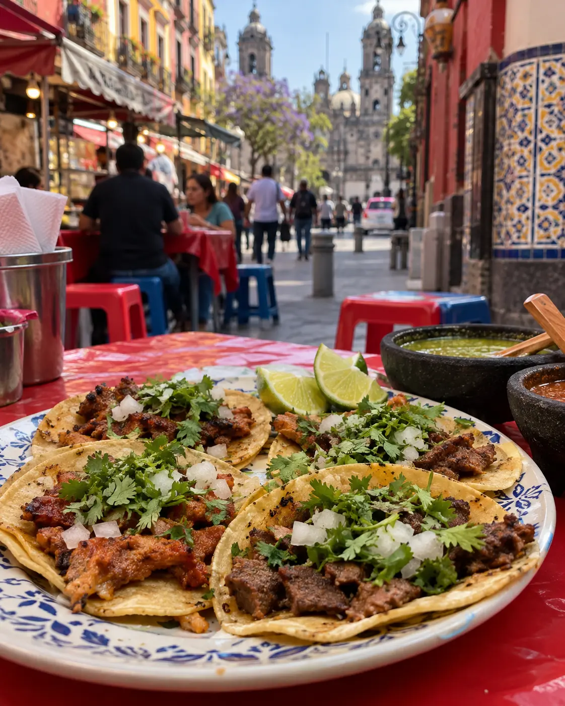  Mexico city taco lunch